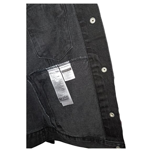 NWT Levi’s Mens Hybrid Hoodie Trucker Denim Jacket – Black – Size S & L - Picture 10 of 14